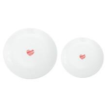 2Pcs Creative Ceramic Cake Plates Multipurpose Dessert Storage Trays