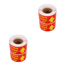 4Rollen Fragiele Verpakkingsstickers Duurzaam Voor Verzenddozen