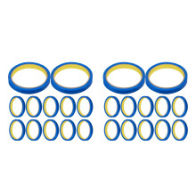 24Rolls Multi-Function Sky-Blue Bopp Packaging and Tying Tape