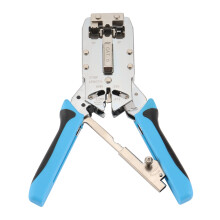 MT-8106R High Quality 8 Inch 4P 6P 8P AMP Type STP Modular Plug Crimping Tool RJ45 Plier with Ratchet Cripmer Tool