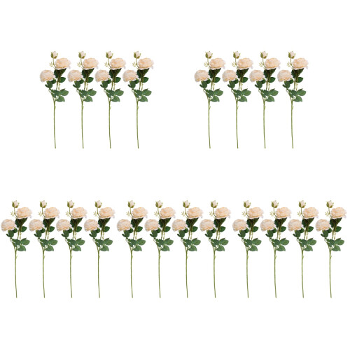 20Pcs Flores Falsas Para Decoração De E