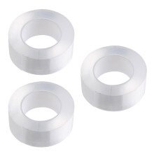 3Rolls Clear Peel and Stick Caulking Tape for Bath Sink Wall Seams