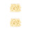 2Rolls Creative Beige Bead Chain Pendant DIY Decorative Decor 1