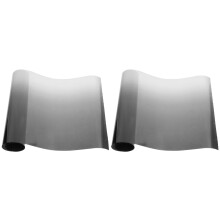 2Rolls Black Pet Car Headlight and Taillight Tint Film Easy Apply