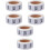 6Rolls Round Clothing Size Sticker Label Multi-Color Adhesive 3