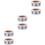 6Rolls Round Clothing Size Sticker Label Multi-Color Adhesive 5