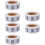 6Rolls Round Clothing Size Sticker Label Multi-Color Adhesive 7