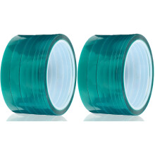 16Rolls Heat Tape Light Green for DIY Crafts and Electronics Printing