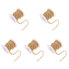 5Rouleaux Chaînes Acier Pour Faits Main Robustes