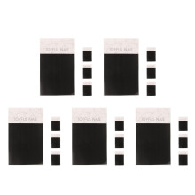 20Sheets Paper French Tip Nail Decals Black Stickers for DIY Manicure