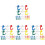 8Boxes Reusable Office Pushpins in Assorted Colors 1