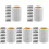 5Rolls White Numbered Decals for Warehouse & Classroom Tracking 1