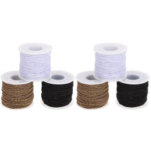 6Rolls Elastic Jewelry Beading Rope Assorted Color for DIY Bracelets