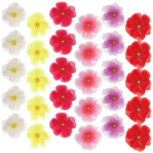120Pcs Cabeças De Flores Falsas De Pêssego Para Decoração