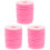 3Rolls Pink Jewelry Making Cord Elastic Thread for DIY Bracelets 1