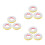 9Rolls White Protective Sealing Strip Shockproof Home Seal Tape 1