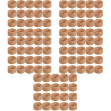 100Pcs Round Brown Cardboard Tubes Durable Craft Rolls for DIY