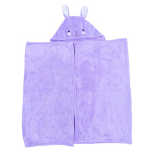 1Stk Kapuzenbadetuch Kinder Cartoon Polyester Badedecke Atmungsaktiv