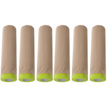 6Rollen Beige Masking Film Voor DIY, Artist, Sjablonen En Autolakken