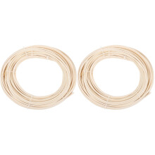 2Rolls Beige Rattan Furniture Repair Supplies Durable & Easy-to-Clean