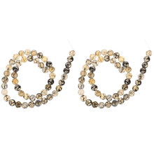 2Stränge Multicolor Achat Perlen Für DIY Bastelzubehör Und Schmuck