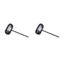 2Pcs Inflatable Hammers Toys Black Safe Lightweight for Kids Play