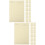 120Sheets Notebook Refill Paper A5 6 Ring Binder Inserts Light Yellow 1