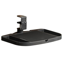 Organizer da Scrivania con Morsetto, Comodo e Facile da Installare, Vassoio per Mouse Girevole A 360 Sotto La Scrivania, per Casa, Camera da Letto,