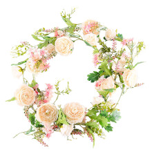 5Pcs Raminho De Flores Suspensas Seda Para