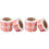 6Rolls Verpackungsaufkleber Selbstklebend Rosa Lehrer 1
