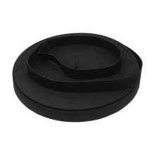 4Rolls Black Elastic Band for Costume, Flat Stretch Strap DIY Sewing