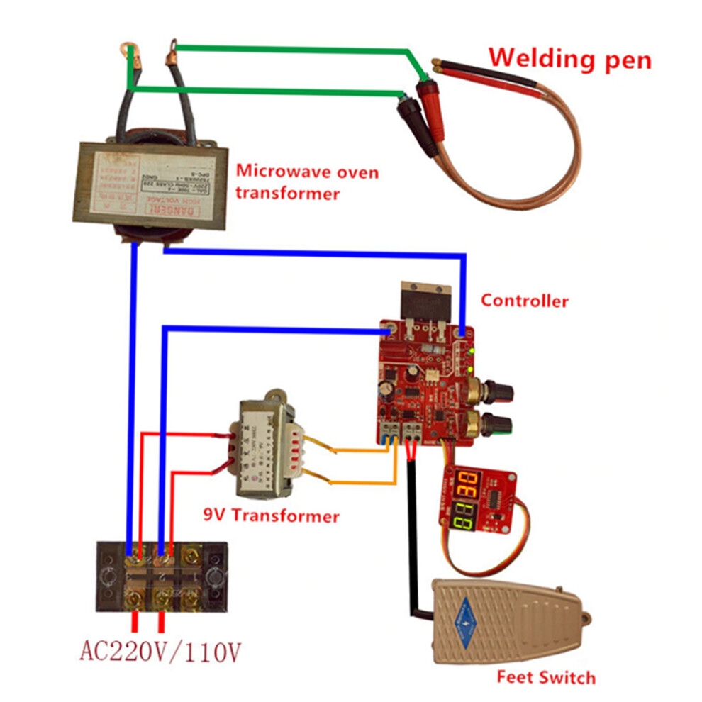100A Spot Welder Transformer Controller