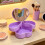 Double Layer Rotating Heart Shaped Jewelry Box With Mirror-Pink 7