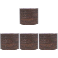 4Rolls Flexible Brown PVC Edge Banding Tape for Furniture and Cabinets