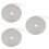 3Rolls White Wear-Resistant PU Bag Strap Roll for DIY and Decoration 1