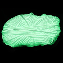 5Rolls White Glow in Dark Yarn for Knitting Household and DIY Crafts
