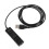 1Câble USB Adaptateur Casque Single Pin Plastique Usage Maison Noir 1