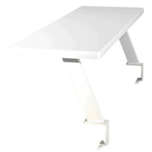 Vielseitiger Schreibtisch-Organizer mit U-Förmiger Metallklemme - Stabiles Aufbewahrungsregal Aus Holz für Büro, Arbeitszimmer und Leseecke