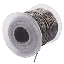 3X Levage de Levage 7x7 1mm Dia en Acier Inoxydable Flexible Fil Corde 177Ft