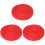 3Rolls Red Elastic Strap for Shoes Durable DIY Plain Elastic Band 1