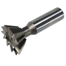 Dovetail Cutter HSS 60 Degree Dovetail Slot End Mill High Speed Steel Metal Cutting Tool 10mm