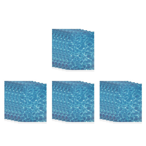 20Sheets Durable Plastic Fake Water Sheet for Sand Table DIY
