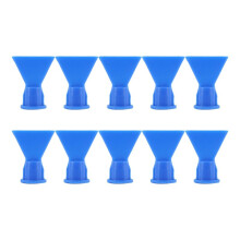 Wave Shape Silicon Cone for Cartridge Caulking Spare Part Nozzle Spray Tip for Sealant Dispenser Syringe Accessory 10Pcs/Lot