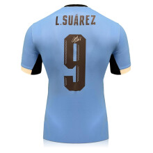 Luis Suarez Signed Uruguay 2024-25 Football Shirt