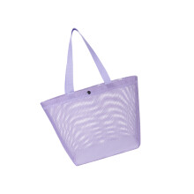 Mesh-Strandtasche mit großer Kapazität, leicht, schnell-Lila S