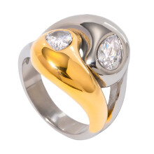 Flower Shape Geometric Finger Rings Delicate Open Rings-D