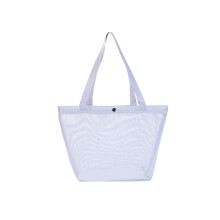 Leichte, schnell trocknende Strandtasche, hohles Netz,-Gray S