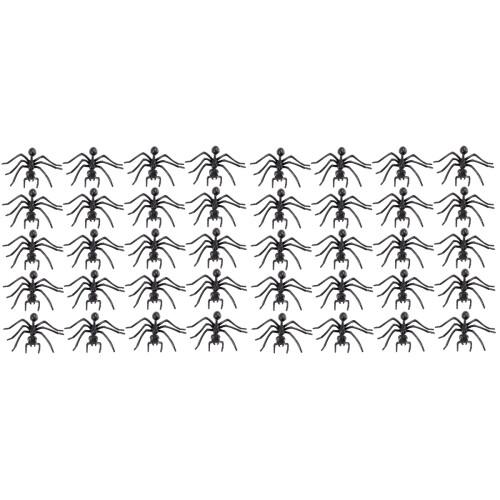 40Pcs Forminhas Pretas Para , Brincadeiras E Decoração