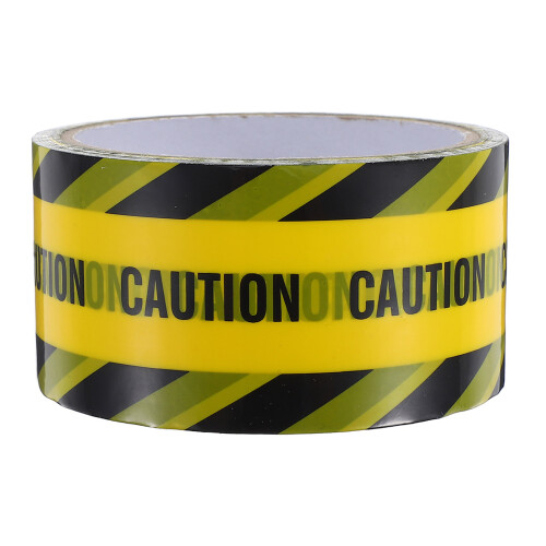 1Roll Sicherheitsband Schwarz- Selbstklebend Warnband Boden Wand