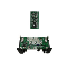 4X Caja de Plástico de Batería DCB120, Caja de Placa de Circuito de Protección de Carga PCB para 10.8V 12V Batería de Iones de Litio Dcb125